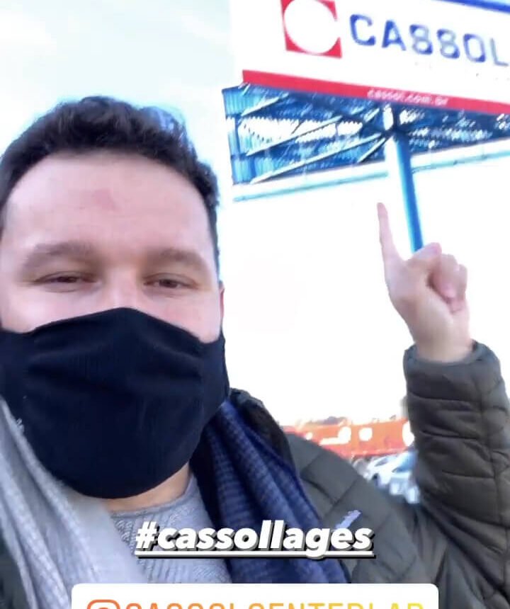 Biguataon em frente à Cassol Centerlar