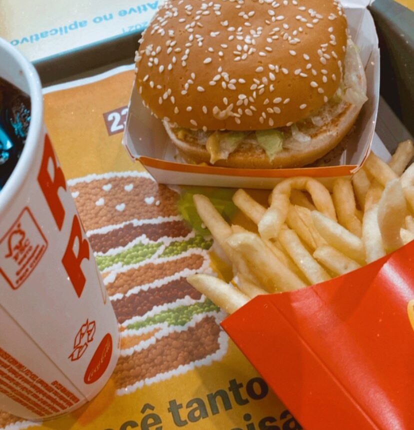 Big mac e batata fritas