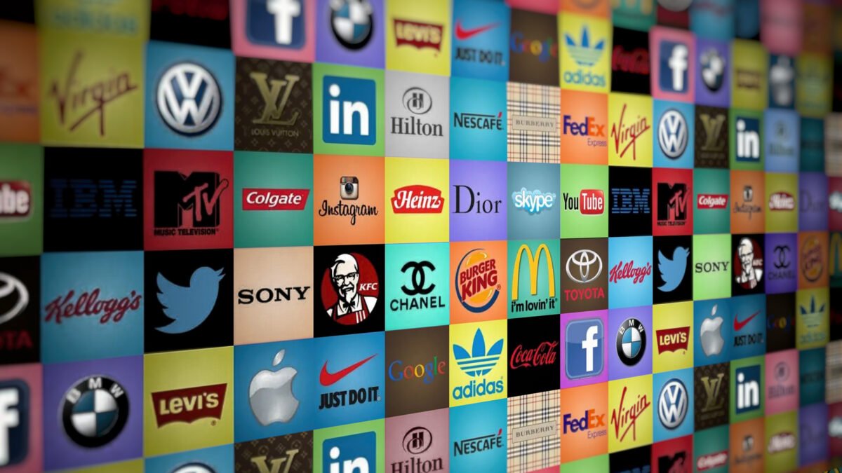 vários logos famosos do mundo