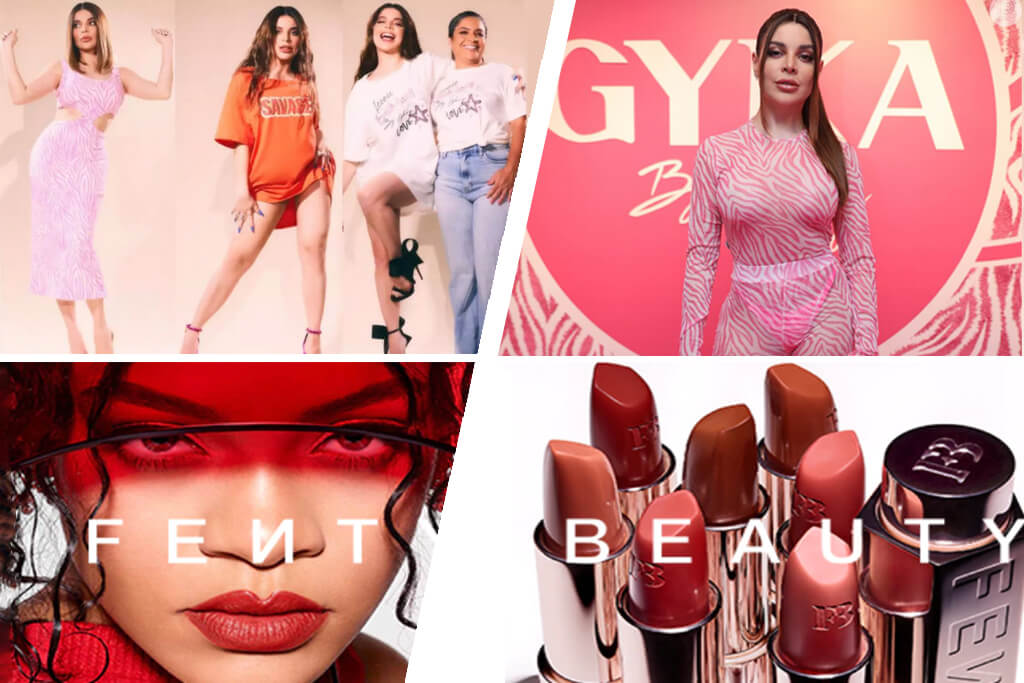 Investir em uma empresa &eacute; um bom neg&oacute;cio para um influenciador digital? : Marcas Gkay by Gkay e Fenty Beauty