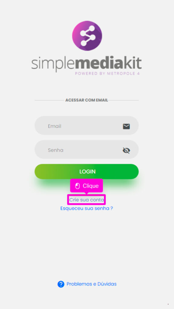 Como acessar o SMK da Metr&oacute;pole 4 : Passo 1 : blog passo1 smk