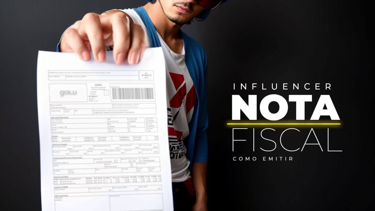 Influencer de cabelo azul segunrando uma nota fiscal, representando o artigo: Como o MEI Influencer deve emitir a nota fiscal. Foto: @Metrópole 4