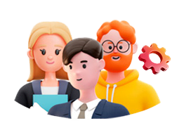 ícone com avatares de pessoas, com Gamify você cria e gerencia comunidades com legiões de fãs