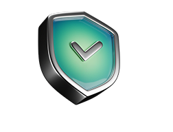 ícone de um escudo: amplie e proteja sua reputação e presença digital nas redes sociais com Gamify