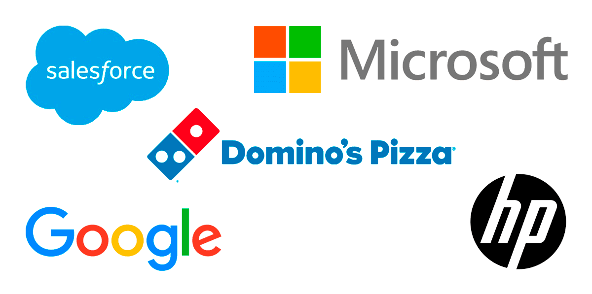 Logomarcas de empresas que tiveram sucesso com a implemtanta&ccedil;&atilde;o da gamifica&ccedil;&atilde;o. Fonte: @Google