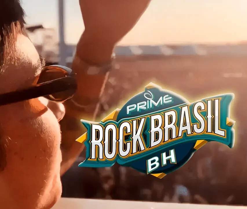 Poster da Campanha Rock Prime Brasil BH