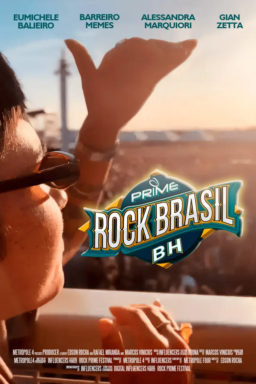 Poster da Campanha Rock Prime Brasil BH